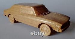 SAAB 99 Combi Coupe 116 wood scale model car vehicle sculpture replica oldtimer