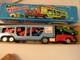 Sss Japan Tin Friction Auto Transporter 4 Cars 12 Inch Vintage 1950's Nmib