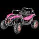 Supertrax 24v Utv Screemer Side X Side Ride On Vehicle, Battery Powered Pink
