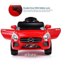 SUV Ride On Toy Car 6V Kids Electric Vehicle Remote Control LED Lights MP3 Music