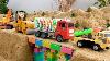 Sammlung Lustiger Videos Spielzeug Polizeiauto Kipplaster Baufahrzeuge