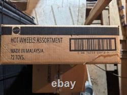 Sealed Factory Case Of 72 Mattel Hot Wheels Cars 3612-999GGG Malaysia Toys Rare