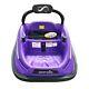 Serenelife Kids Toy Electric Ride On Bumper Car Vehicle With Remote Control-purple
