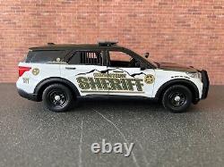 Sevier County Sheriff Tennessee 1/24 Scale Diecast Custom Motormax Police Car