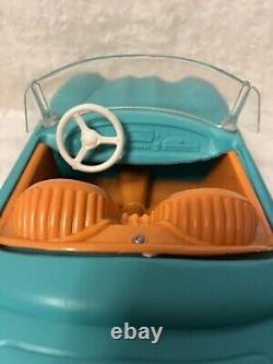 Skipper Rides In Allan's MERCEDES BENZ CONVERTABLE CAR 1964 Vintage Barbie