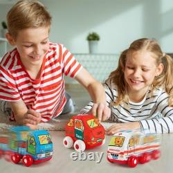 Soft Toy Cars Fabric Vehicle Toy Washable Ambulance Express Vehicle