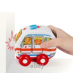 Soft Toy Cars Fabric Vehicle Toy Washable Ambulance Express Vehicle