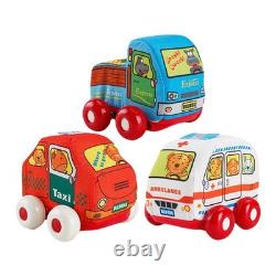 Soft Toy Cars Fabric Vehicle Toy Washable Ambulance Express Vehicle