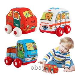 Soft Toy Cars Fabric Vehicle Toy Washable Ambulance Express Vehicle