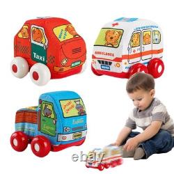 Soft Toy Cars Fabric Vehicle Toy Washable Ambulance Express Vehicle