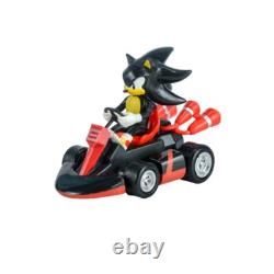 Sonic Racing Car Lot 5 Action Figures Toy Child Racing Vehicle Silver 12Cm