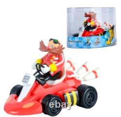 Sonic Racing Car Lot 5 Action Figures Toy Child Racing Vehicle Silver 12Cm