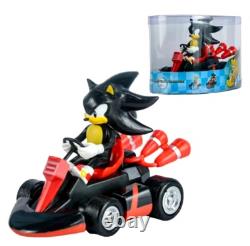 Sonic Racing Car Lot 5 Action Figures Toy Child Racing Vehicle Silver 12Cm