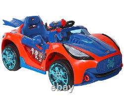 Spider-Man Super Car Battery-Powered Vehicle with Water Cannon, LED's Ages 3+