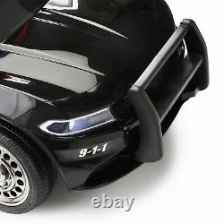 TOBBI 12-Volt Kids Ride on Police Car Electric Toy Vehicle with Remote Control