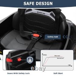 TOBBI Kids Electric Ride On Toy Car, Children Battey-Powered Vehicle with Par