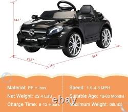 TOBBI Kids' Electric Vehicle Licensed Mercedes Benz Electric Car for Kids 3-8