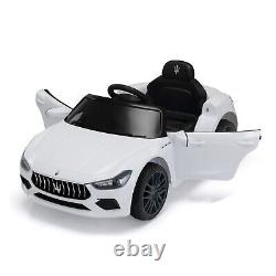 TOBBI Maserati Ghibli Licensed 12V Kid Ride on Car Electric Vehicle Toy withRemote
