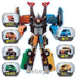 TOBOT 2021 GIGA SEVEN 7 Car Combine Robot Toy Vehicle Transformer Original Mini