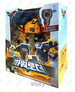 TOBOT V POWER LOADER Bulldozer Transforming Robot Car Vehicle Tokey Toy 2021