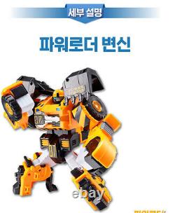 TOBOT V POWER LOADER Bulldozer Transforming Robot Car Vehicle Tokey Toy 2021