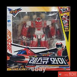 TOBOT V RESCUE Y Helicopter Red Transforming Robot Car Vehicle Toy Tokey 2018