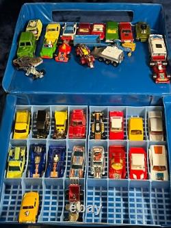 Tara Toy Red Collectors Car Case w 36 Vehicles Some Nice Cars as Pictured
