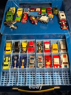 Tara Toy Red Collectors Car Case w 36 Vehicles Some Nice Cars as Pictured
