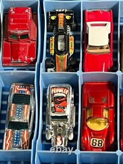 Tara Toy Red Collectors Car Case w 36 Vehicles Some Nice Cars as Pictured