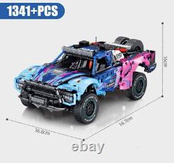 Technical Colorful Racing Truck Car Building Blocks Bricks Off-road Vehicle Toy