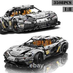 Technical Racing Car Building Blocks Expert Speed Vehicle Model MOC Bricks Toy