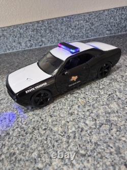 Texas DPS State Trooper Dodge Challenger with All Flashing Lights