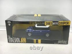 The Italian Job MINI Cooper SET 143 Scale Diecast Metal Vehicle Greenlight R50