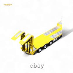 TimeMicro & Perka BENZ FLATBED TRANSPORT VEHICLE Yellow 1/64