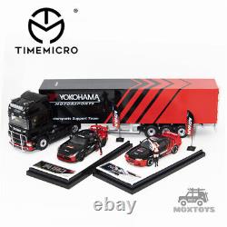 Time Micro 164 Container transport vehicle/Nissan GTR50/GTR32 Advan Model Car