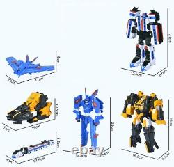 Tobot V Galaxy Detectives 8 Figure Robot Combiner Boys Toy Car Truck Vehicles