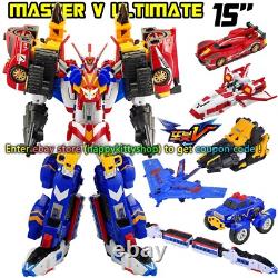 Tobot V Galaxy Detectives 8 Transform Figure Boys Toy Car Truck Vehicle Robot