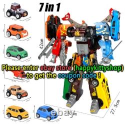 Tobot X Y Z D V K T Combiner Robot GIGA 7 Figure Integration Boy Toy Car Vehicle
