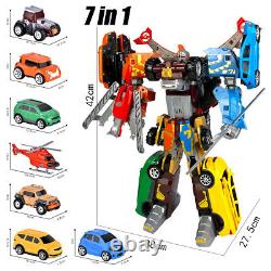 Tobot X Y Z D V K T Combiner Robot GIGA 7 Figure Integration Boy Toy Car Vehicle