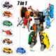 Tobot X Y Z D V K T Combiner Robot Giga 7 Figure Integration Boy Toy Car Vehicle
