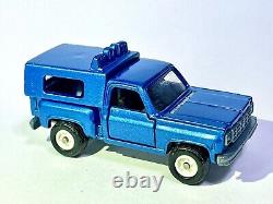 Tomica Diecast Blue 1978 Chevrolet Truck Pocket Cars CUSTOM MADE SOLID BLUE