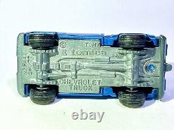 Tomica Diecast Blue 1978 Chevrolet Truck Pocket Cars CUSTOM MADE SOLID BLUE