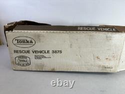 Tonka Rescue Vehicle 3875 Ambulance Vintage Toy Car orig box 33B93