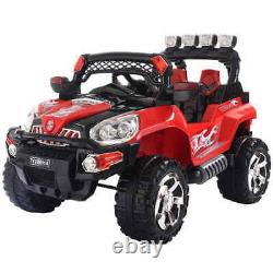 Topbuy SUV Kid Ride On Toy Car Off-road Vehicle 12V Electric ATV Red