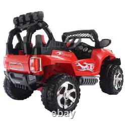 Topbuy SUV Kid Ride On Toy Car Off-road Vehicle 12V Electric ATV Red