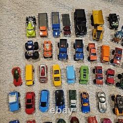 Toy Car Lot 135 Vehicles Hot Wheels Matchbox Maisto John Deere Truck Different
