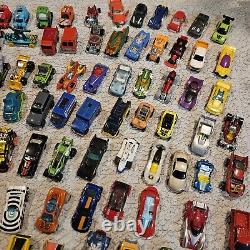 Toy Car Lot 135 Vehicles Hot Wheels Matchbox Maisto John Deere Truck Different