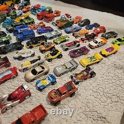 Toy Car Lot 135 Vehicles Hot Wheels Matchbox Maisto John Deere Truck Different