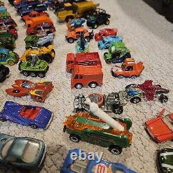 Toy Car Lot 135 Vehicles Hot Wheels Matchbox Maisto John Deere Truck Different