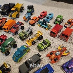 Toy Car Lot 135 Vehicles Hot Wheels Matchbox Maisto John Deere Truck Different